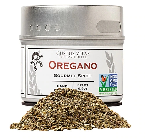 Orégano Gourmet Gustus Vitae Magnético - 11g (0.4 oz) - Aroma Intenso para sua Cozinha