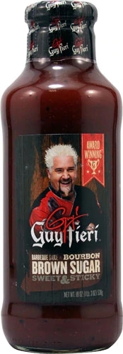 Molho Barbecue Guy Fieri Bourbon com Açúcar Mascavo - 539g
