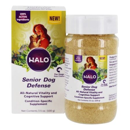 Halo Senior Dog Defense All Natural Vitality & Cognitve Support -- 3.5 oz