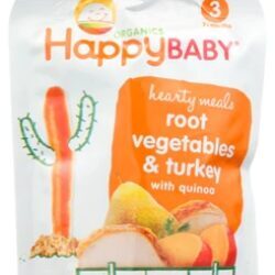 Comida Orgânica Happy Baby Hearty Meals Legumes Raiz e Peru com Quinoa - 113g