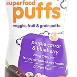 Happy Baby Superfood Puffs Orgânico Cenoura Roxa e Blueberry - 59.5g