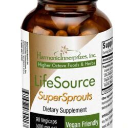 Harmonic Innerprizes LifeSource SuperSprouts 400mg - 90 Cápsulas Vegetarianas: Seu Impulso Diário para Vitalidade