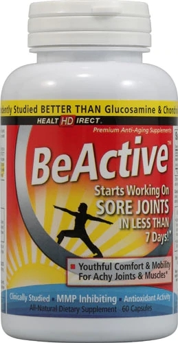 Health Direct BeActive™ 60 Cápsulas: Alívio e Mobilidade Natural para Suas Articulações