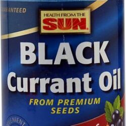 Óleo de Groselha Negra Health From The Sun com 500mg de Ômega 3-6 GLA em 90 Cápsulas Softgel - Melhor Preço