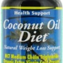 Health Support Óleo de Coco Diet™ - 120 Cápsulas Softgel para Saúde e Bem-Estar