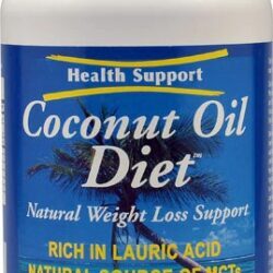 Health Support Óleo de Coco Dieta™ - 180 Cápsulas Softgel para Saúde e Bem-Estar