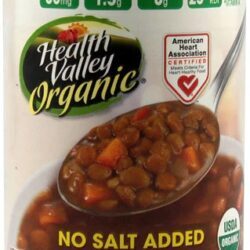 Sopa Orgânica de Lentilha Health Valley Sem Sal Adicionado - 443ml (15 fl oz)