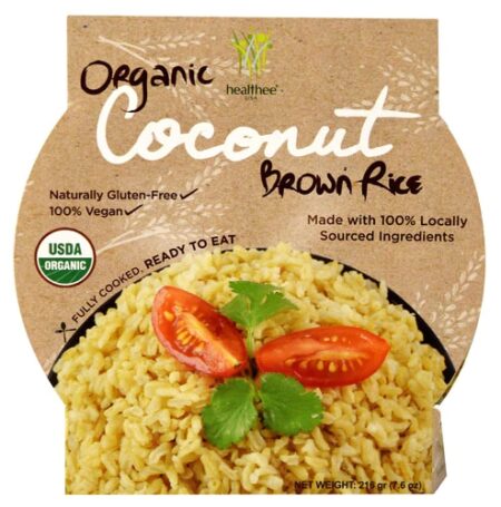 Healthee Organic Brown Rice Bowl Coconut -- 7.6 oz