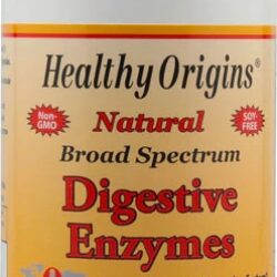 Healthy Origins Enzimas Digestivas Broad Spectrum - 180 Cápsulas Vegetais