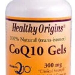 Healthy Origins CoQ10 Gels 300mg - 60 Cápsulas Softgel: Energia e Bem-Estar Essenciais