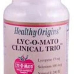 Healthy Origins Lyc-O-Mato® Clinical Trio™ 60 Cápsulas Softgel - Potência Antioxidante Completa
