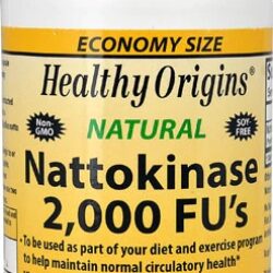 Healthy Origins Nattokinase 2000 FUs: 180 Cápsulas Veganas para Saúde Cardiovascular e Bem-Estar