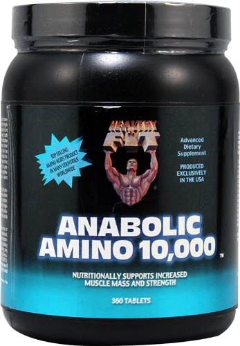 'Healthy'N Fit Nutritionals Amino 10000 - 360 Tabletes: Potencialize Seus Treinos e Recuperação