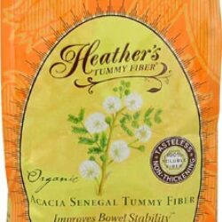 Heather's Tummy Care Fibra de Acácia Orgânica - 454g para Bem-Estar Digestivo