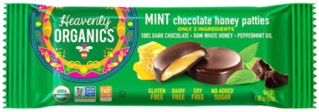 Heavenly Organics Honey Patties™ Gluten Free Chocolate Mint -- 1.16 oz