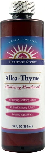 Enxaguante Bucal Alka-Thyme Heritage Products 473ml - Frescor Natural e Saúde Completa