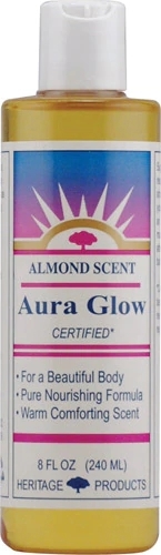 Loção Massageadora Aura Glow Heritage Products Amêndoa 237ml - Pele Hidratada e Revitalizada