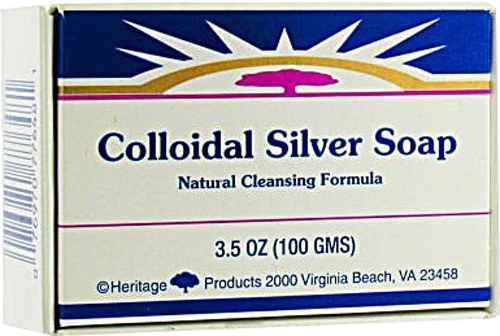 Sabonete de Prata Coloidal Heritage Products 100g - Higiene e Bem-Estar Natural