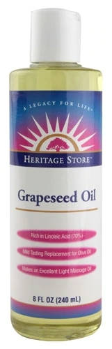 Azeite de Semente de Uva Heritage Products - 237ml: Pureza e Saúde na Sua Cozinha