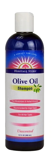 Shampoo de Azeite Heritage Products Sem Perfume - 355ml: Hidratação Profunda e Brilho Natural