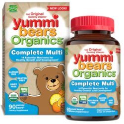 Hero Nutritionals Yummi Bears Organics® Multivitamínico Infantil Sabor Frutas Naturais - 90 Gomas Mastigáveis