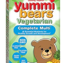 Hero Nutritionals Yummi Bears Vegetarian Complete Multi - Frutas Naturais 90 Ursinhos Gomas