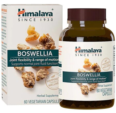 Himalaya Boswellia Herbal Supplement -- 60 Vegetarian Capsules