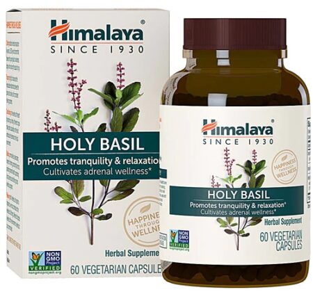 Himalaya Holy Basil -- 60 Vegetarian Capsules