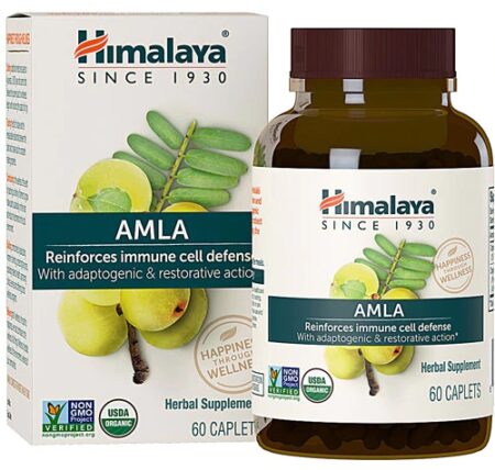 Himalaya Organic Amla -- 60 Caplets