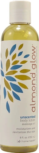Óleo de Massagem e Loção Corporal Home Health Almond Glow Sem Perfume 237ml - Pele Hidratada e Radiante