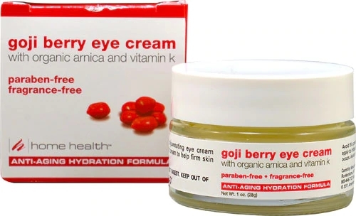 Home Health Goji Berry Creme para Olhos Sem Fragrância - 28g: Revitalize e hidrate a pele delicada