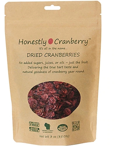 Cranberry Seca Sem Açúcar Honestly Cranberry - 85g