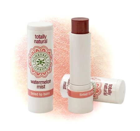 Honeybee Gardens Totally Natural Tinted Lip Balm Watermelon Mist -- 1 Lip Balm