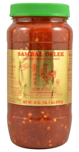 Pimenta Vermelha Huy Fong Foods Sambal Oelek Triturada Fresca - 510g
