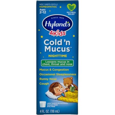 Hyland's 4 Kids Cold 'n Mucus Nighttime Original -- 4 fl oz