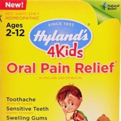 Alívio da Dor Oral Hyland's 4 Kids P/ Crianças 2-12 Anos - 125 Comprimidos de Dissolução Rápida