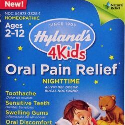 Alívio de Dor Oral Noturna Hyland's 4 Kids (2-12 Anos) - 125 Comprimidos de Dissolução Rápida