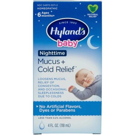 Hyland's Baby Nighttime Mucus plus Cold Relief Original -- 4 fl oz