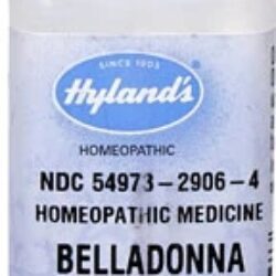 Hyland's Belladonna 30x 250 Comprimidos: Alívio Natural para Sintomas de Febre e Dor