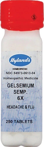 Hyland's Gelsemium Sempervirens 6x - 250 Comprimidos: Alívio Natural para Nervosismo e Ansiedade