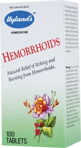 Hyland's Hemorroidas 100 Comprimidos - Alívio Natural e Eficaz