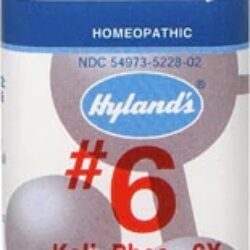 Hyland's Kali Phos. 6X - 1000 Comprimidos: Alívio Natural para o Estresse e Saúde Nervosa