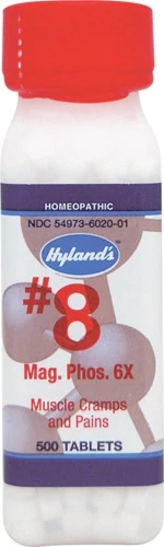 Hyland's Magnesium Phos 6x: 500 Tabletes de Bem-Estar Natural