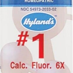Hyland's No 1 Calcarea Fluorica 6x - 1000 Comprimidos: Suporte Natural para Ossos e Elasticidade da Pele