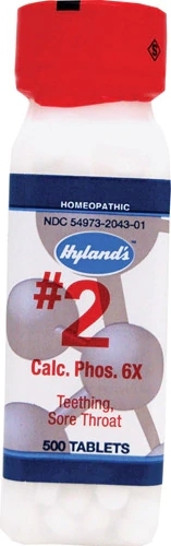 Hyland's No 2 Calcarea Phosphorica 6x - 500 Comprimidos - Saúde Óssea e Bem-Estar