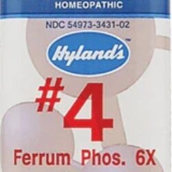 Hyland's No.4 Ferrum Phosphoricum 6x - 1000 Comprimidos: Saúde e Bem-Estar Natural