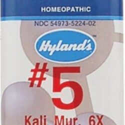 Hyland's No.5 Kali Muriaticum 6x - 1000 Comprimidos: Alívio Homeopático Natural