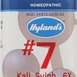 Hyland's No. 7 Kali Sulph 6X: 1000 Comprimidos Para Bem-Estar e Saúde Natural
