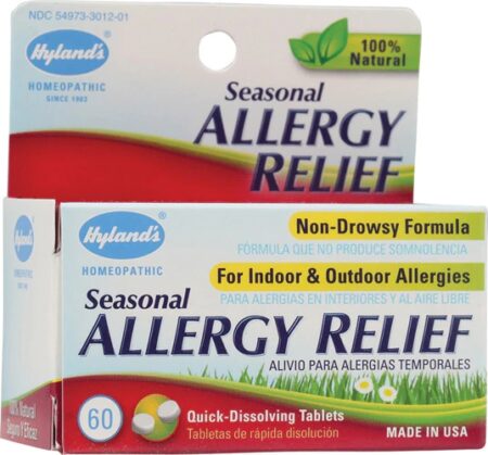 Hyland's Seasonal Allergy Relief -- 60 Tablets