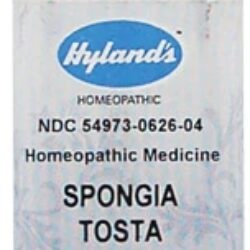 Hyland's Spongia Tosta 6x - 250 Comprimidos: Alívio Natural para Congestão e Tosse Seca